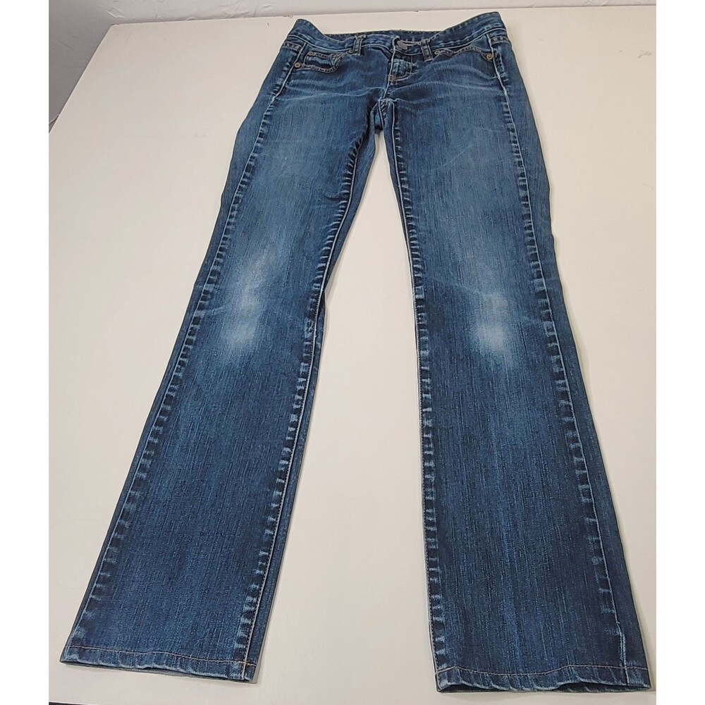 J Crew Jeans Womens 28 R Blue Denim Bootcut Low Rise Stretch 28x31